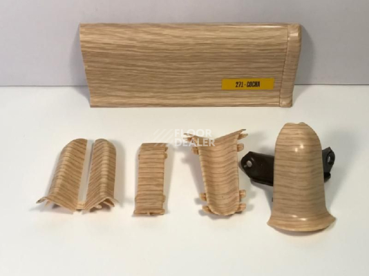 Плинтус Плинтус Ideal Comfort 55mm Сосна 271 фото 1 | FLOORDEALER